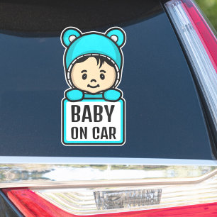 Cute Baby On Board/Baby on Car Sticker