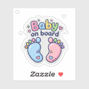 Cute Baby on Board Feet