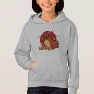 Cute Baby Otter Eating Yummy Pizza Design