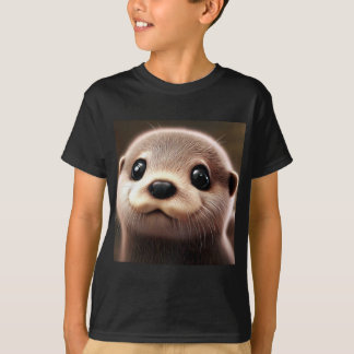 Cute Baby Otter T Shirt - Cute Animal Shirts 