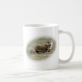 Cute Baby Otter Yawning Coffee Mug