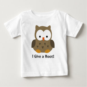 Cute Baby Owl Personalised T-Shirt