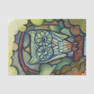 Cute Baby Owl Tissue Paper