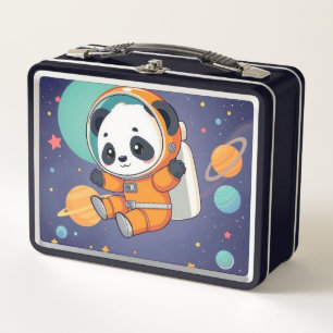 Cute Baby Panda Astronaut Kids Lunchbox – Space Ad