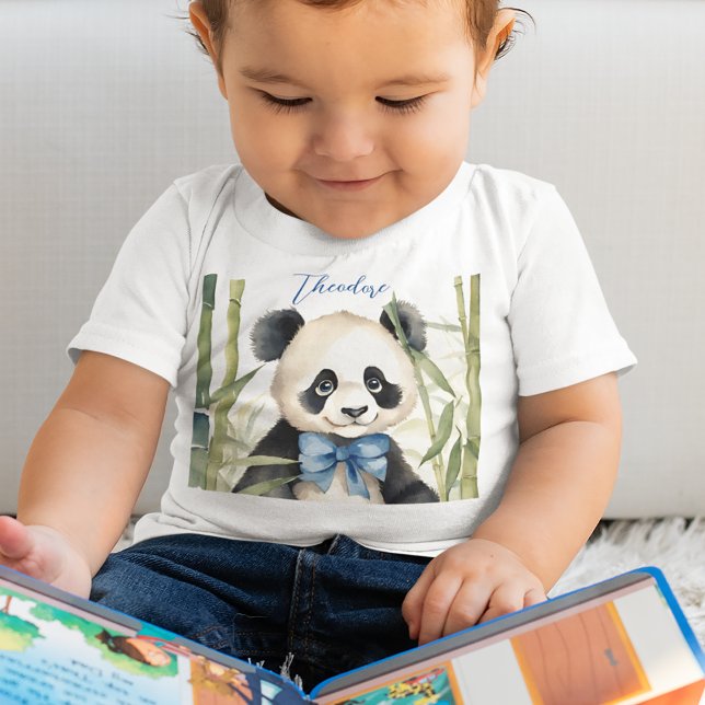 Cute Baby Panda Boy T-Shirt (Creator Uploaded)