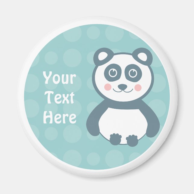 Cute Baby Panda Magnet (Front)