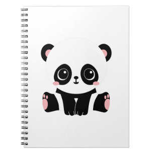 Cute Baby Panda Notebook