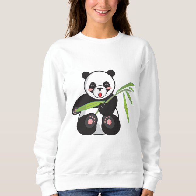 Cute Baby Panda Sweatshirt  (Front)