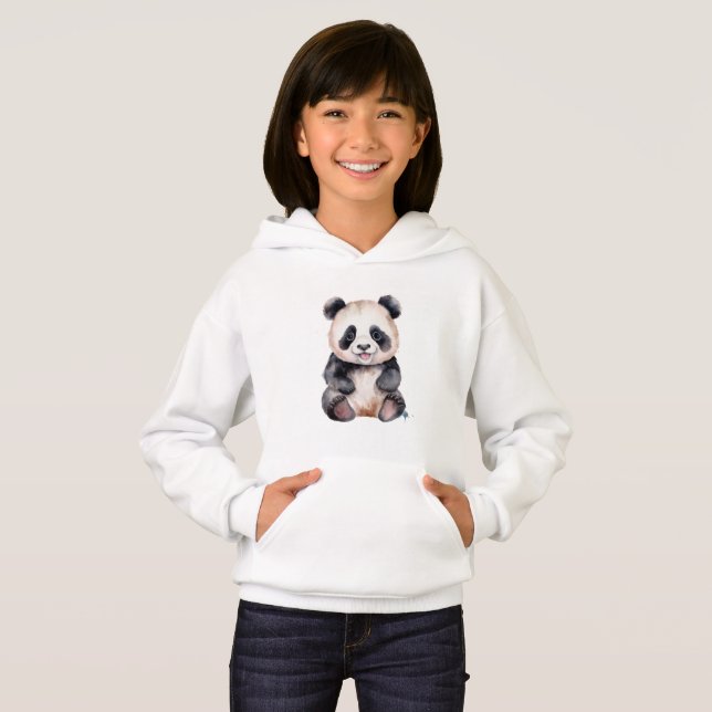 Cute baby panda watercolor (Front Full)