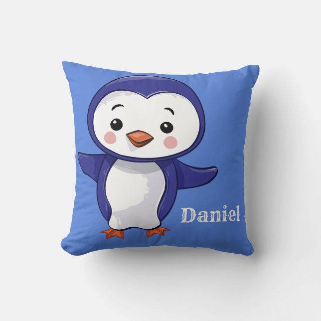 Cute Baby Penguin Cushion (Front)