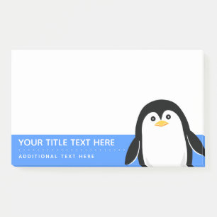 Cute Baby Penguin Pick Your Colours Post-it Notes