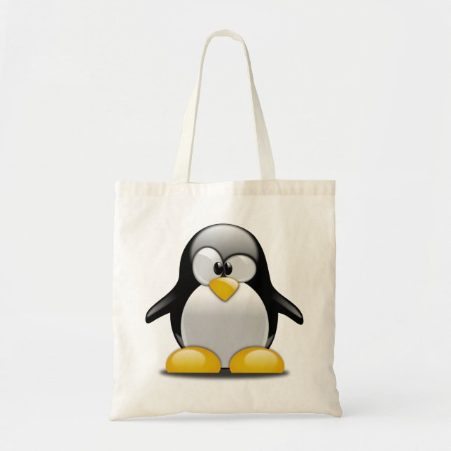 Cute Baby Penguin Tote Bag (Front)