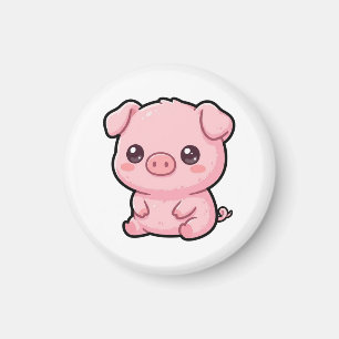Cute Baby Pig Magnet