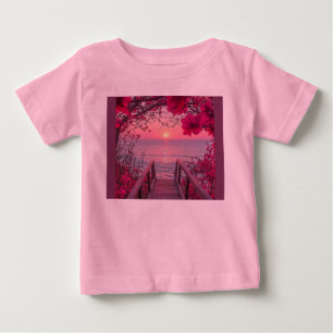 Cute baby pink shirt blended shirt.