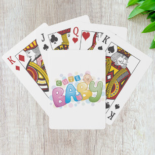 Cute Baby Playing Cards