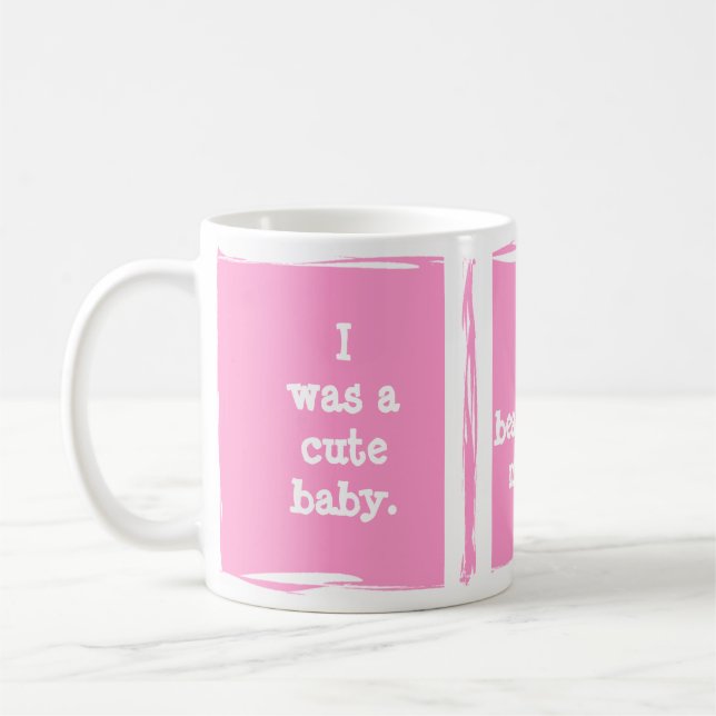 Cute baby progression. Customise yourself! Coffee Mug (Left)