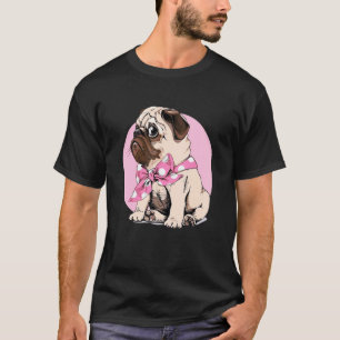 Cute Baby Pug Dog Love r Dad Mom Boy Girl T-Shirt
