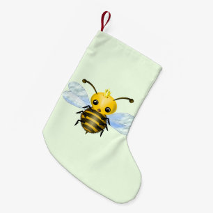 Cute Baby Queen Bee - Small Christmas Stocking