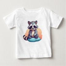 Cute Baby Raccoon – Adorable Cartoon T-shirts
