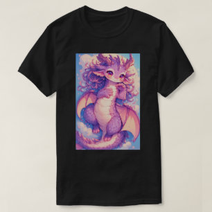 Cute Baby Rave Dragon Anime Kawaii Art 02 T-Shirt