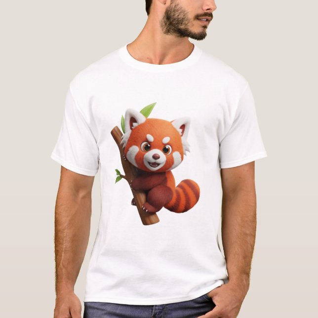CUTE BABY RED PANDA T-Shirt (Front)