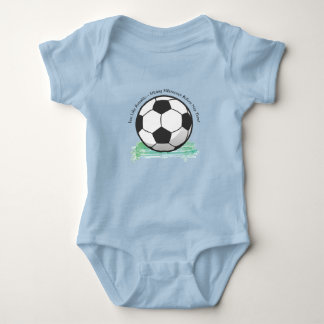 Cute Baby Ronaldo Football Bodysuit