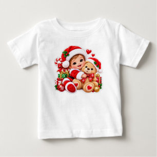 Cute Baby’s First Christmas T-Shirt