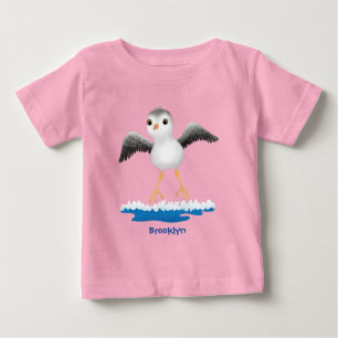 Cute baby sandpiper cartoon illustration baby T-Shirt