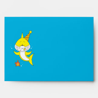 Cute Baby Shark Cartoon Envelope