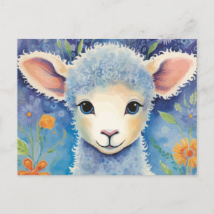 Cute Baby Sheep Postcard