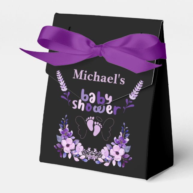 Cute Baby Shower          Favour Box (Front Side)