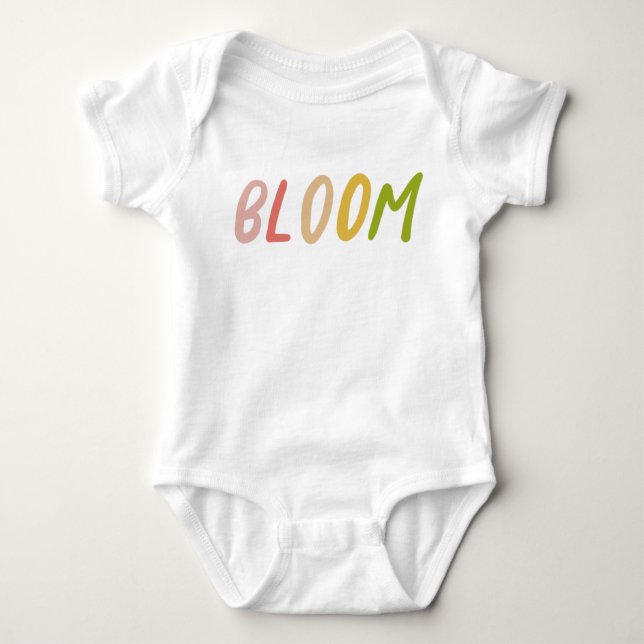 Cute baby shower gift baby bodysuit (Front)