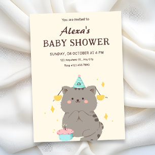 Cute baby shower invitation