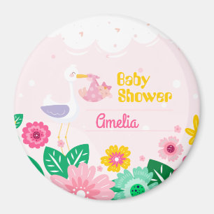 Cute Baby Shower Magnet