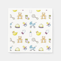 Cute baby shower pattern