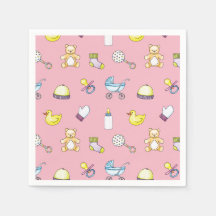 Cute baby shower pattern