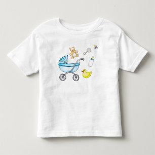 Cute baby shower pattern toddler T-Shirt