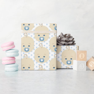 Cute Baby Shower Wrapping Paper