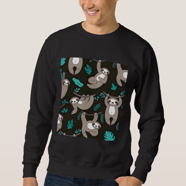 Cute Baby Sloth Sweatshirt (Front)