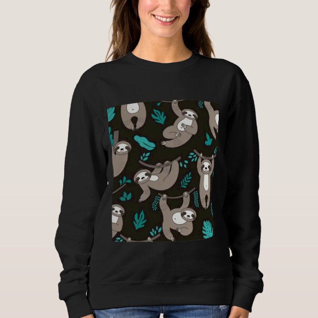 Cute Baby Sloth Sweatshirt (Front)