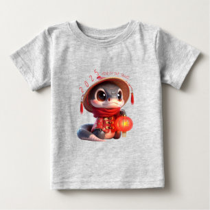 Cute Baby Snake Chinese New Year 2025 Baby 2 T-Shirt