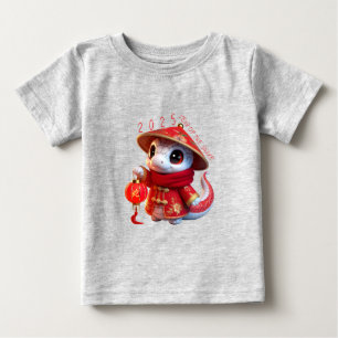 Cute Baby Snake Chinese New Year 2025 Baby T T-Shirt