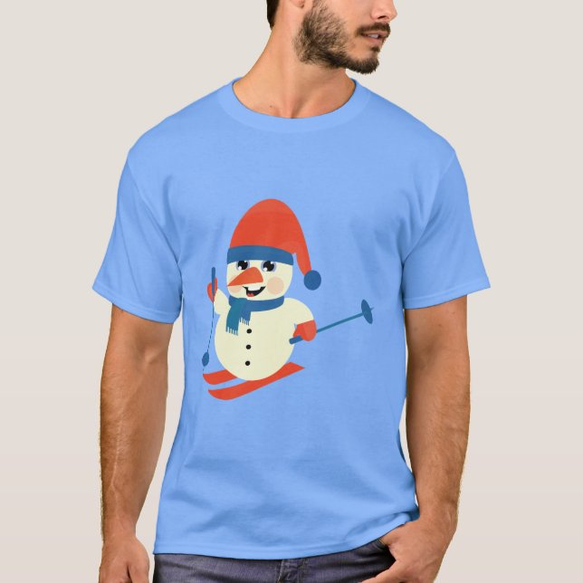 Cute Baby Snowman T-Shirt (Front)