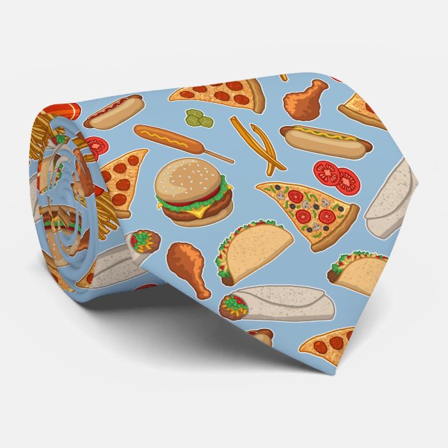 Cute Baby T-Rex Dinosaur Birthday Neck Tie (Rolled)