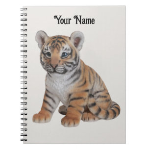 Cute Baby Tiger Cub Notebook