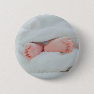 Cute Baby Toes and Feet 6 Cm Round Badge