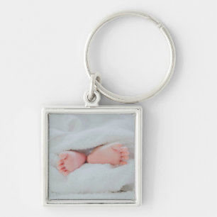 Cute Baby Toes and Feet Key Ring