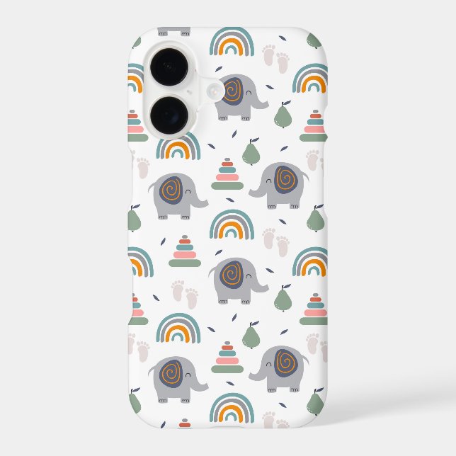 Cute Baby Toy Pattern Samsung Galaxy S21 Case (Back)