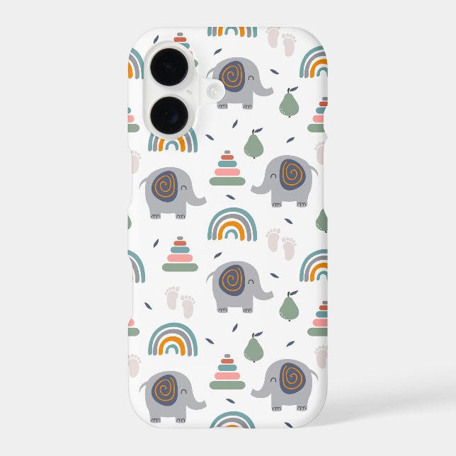 Cute Baby Toy Pattern Samsung Galaxy S21 Case (Back)