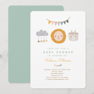 Cute Baby Toys Baby Shower Invitation
